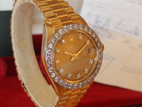 rolex damenuhr medium gold 18 k 1975 gebraucht|Rolex uhren gebraucht.